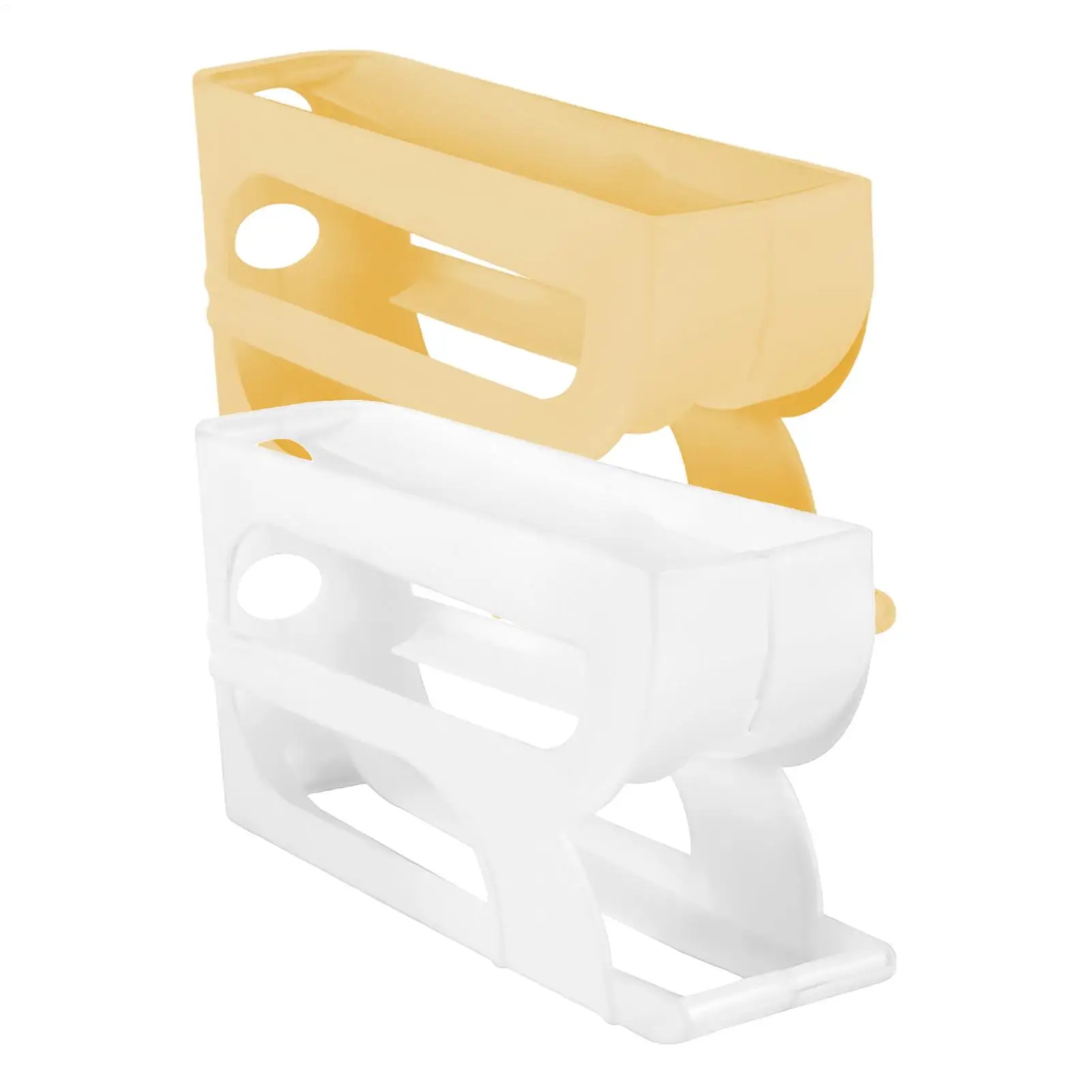Egg Organizer for Refrigerator Space-Saving Food Holder Rack 3 Tiers Automatic Rolling Egg Organizer for Kitchen Pantry Lunch