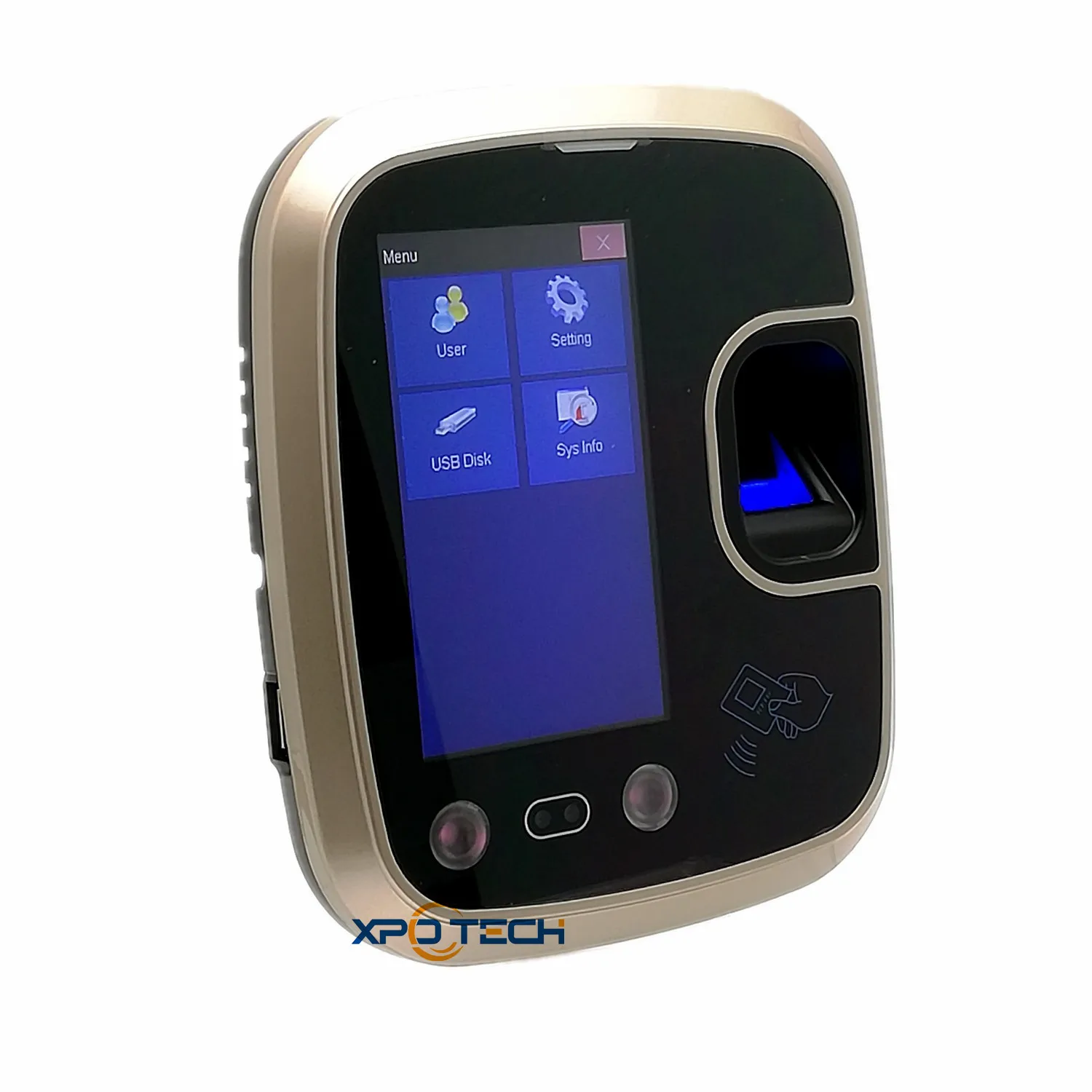 Security Biometric Face Palm Fingerprint Rfid Time Attendance and Access Control Device