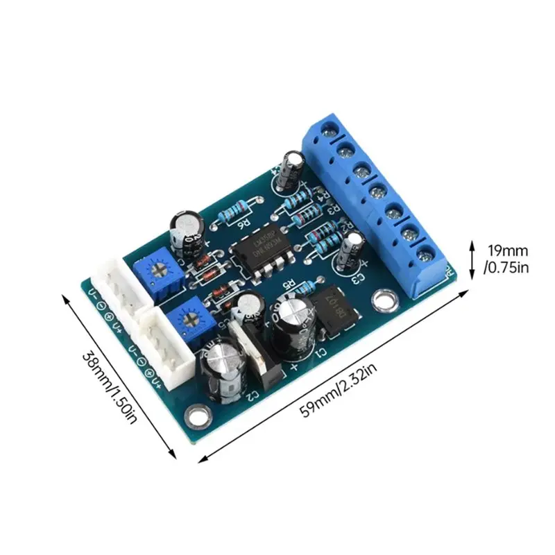 AT82-Front-End Electronic Tube Level Meter Driver Board AC/DC 12-15V VU Meter Amplifier DB Level Indicator Board - view 6