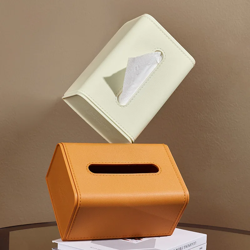 Light Luxury Tissue Holder Nordic High Quality Toilet Paper Box Home Table Square Napkin Container Wet Tissue Paper Organizer