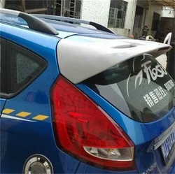 For Ford Fiesta 2009 2010 2011 2012 2013 Auto ABS Plastic Unpainted Color Rear Trunk Boot Wing Spoiler Car Accessori