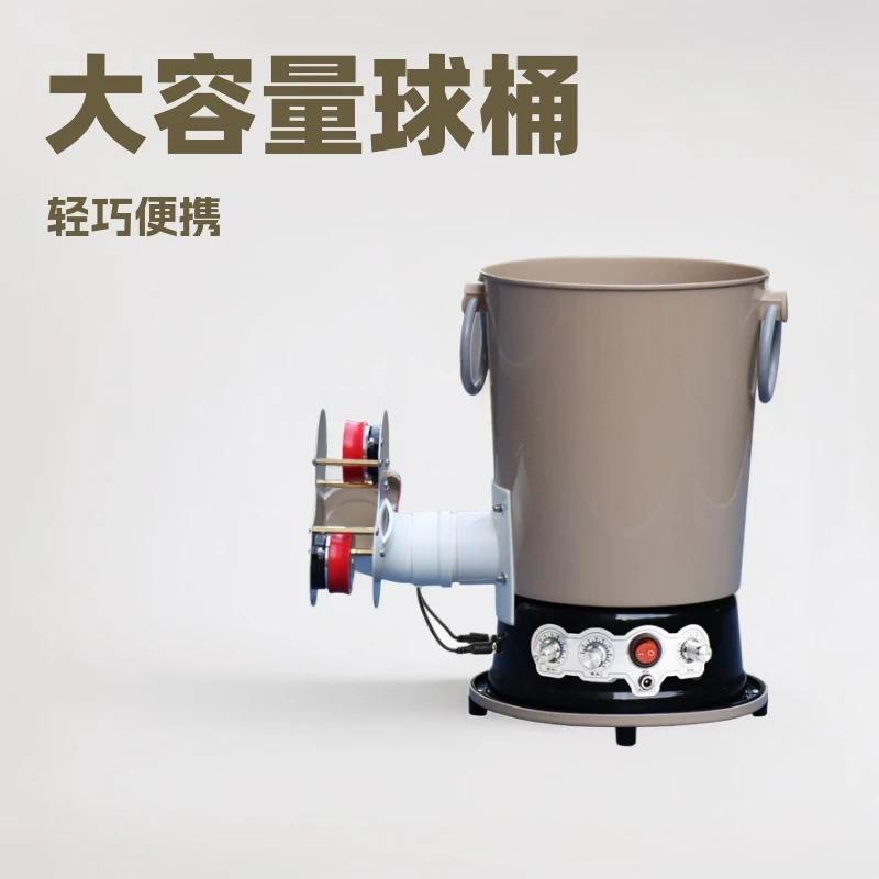 Portable Plug-in Table Tennis Serving Machine, Automatic Ping Pong Ball Launcher with Remote Control for Home Practice