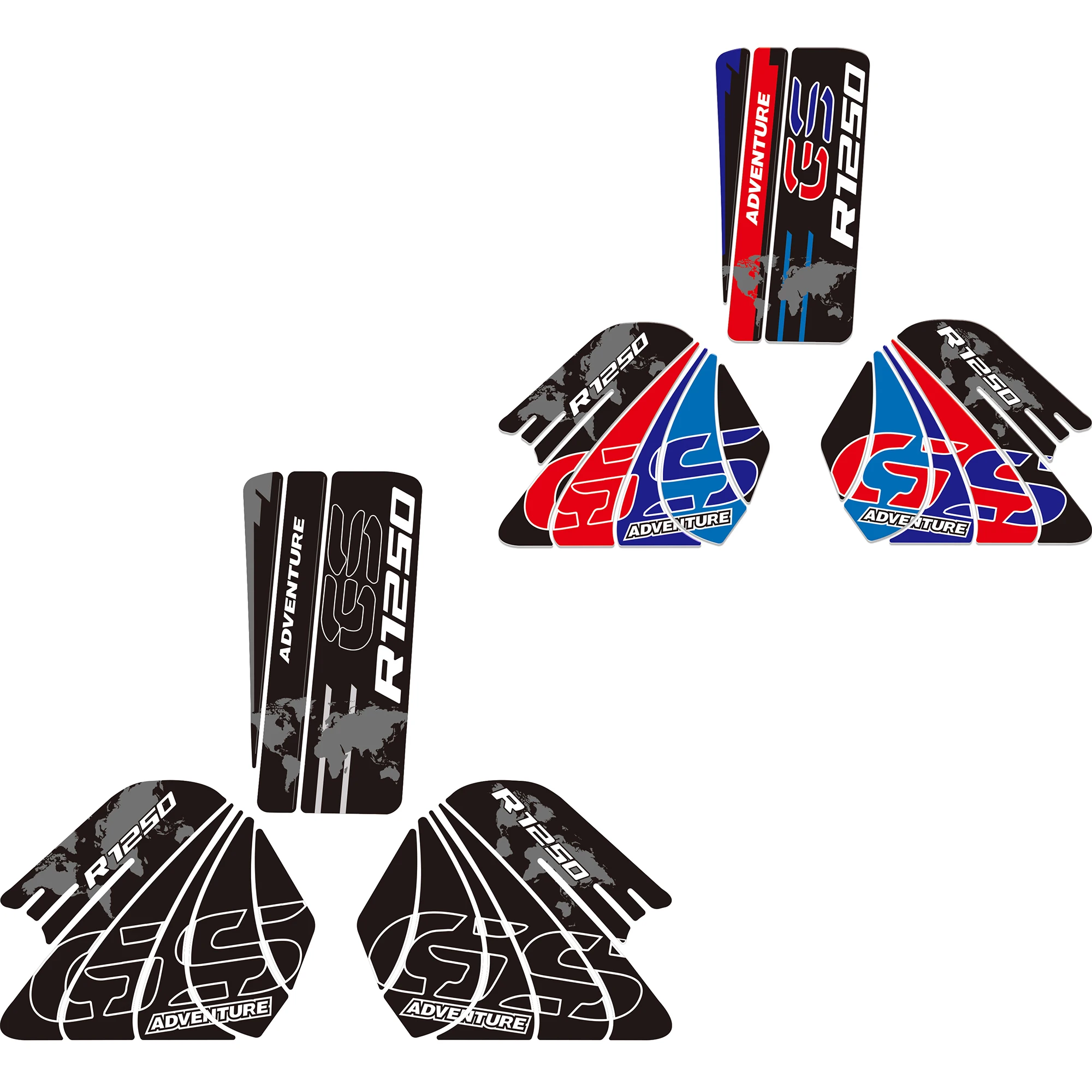 

3D sticker protection decoration side motorcycle fuel tank sticker compatible with BMW R1250GS Adventure R1250-GS