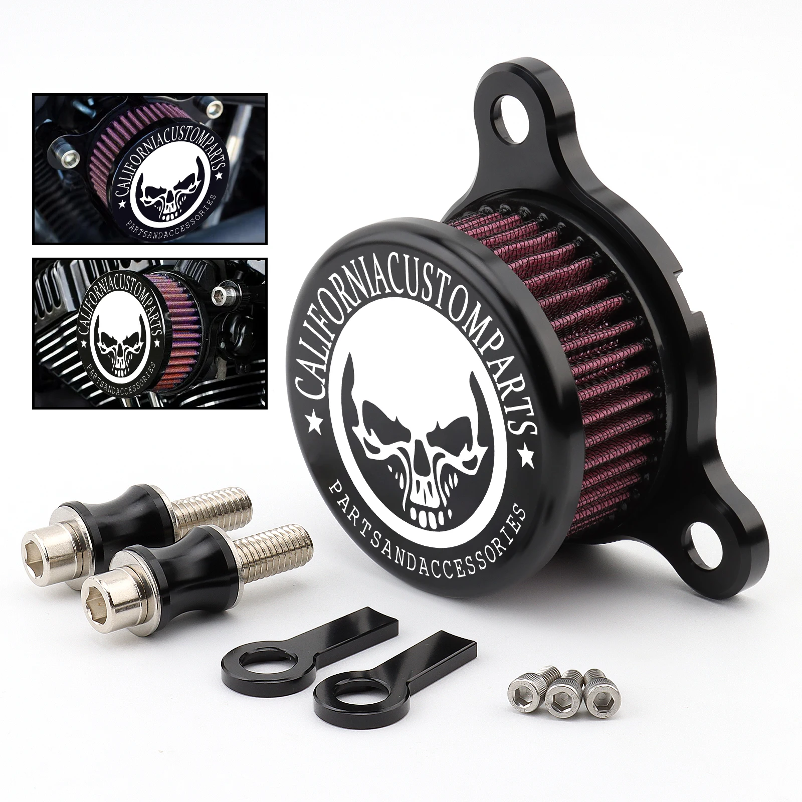 Luftfilter Ansaugfilter Für Harley Sportster Iron 883 XL1200 48 72 1991