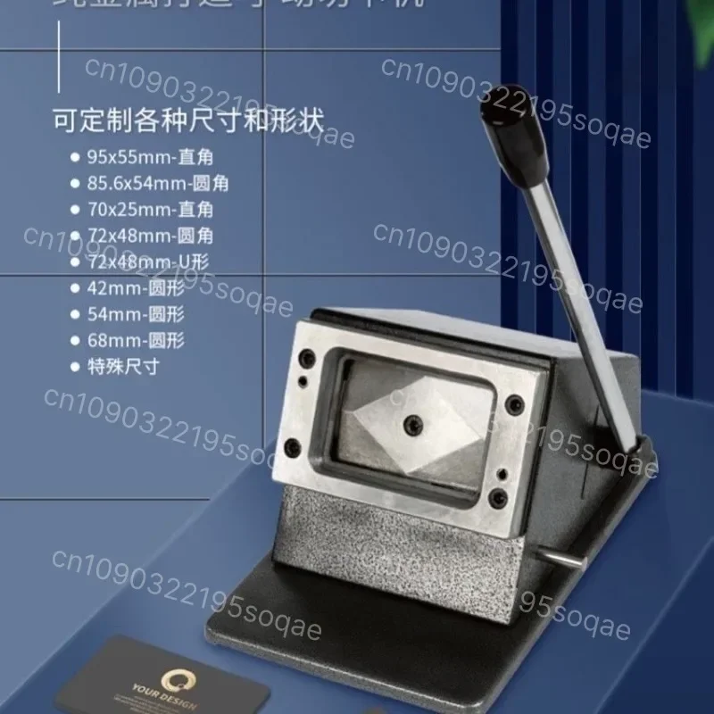 Heavy-Duty Manual Business  Cutter, Round & Right Angle PVC  Cutting Machine with Adjustable Corner Punch