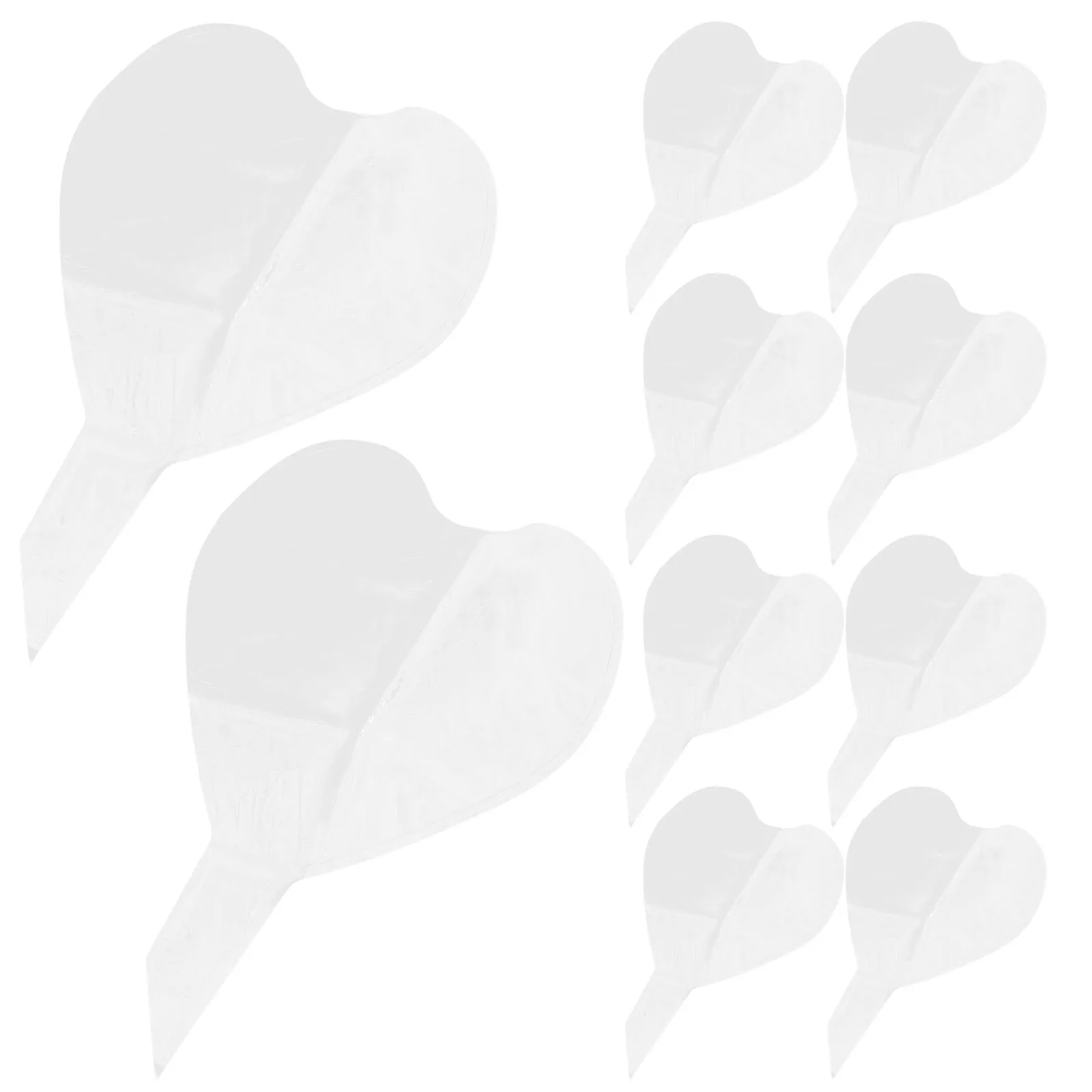 

10pcs Heart Shaped Clear Balloon Plastic Love Valentine Flower Wrapping Bouquet Presentation Premium Material