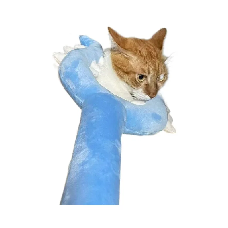 Cat Toy  Girl Wand Pet Toy Wand Cat Teaser Plush Toy Cute Girl Design Soft Plush Material