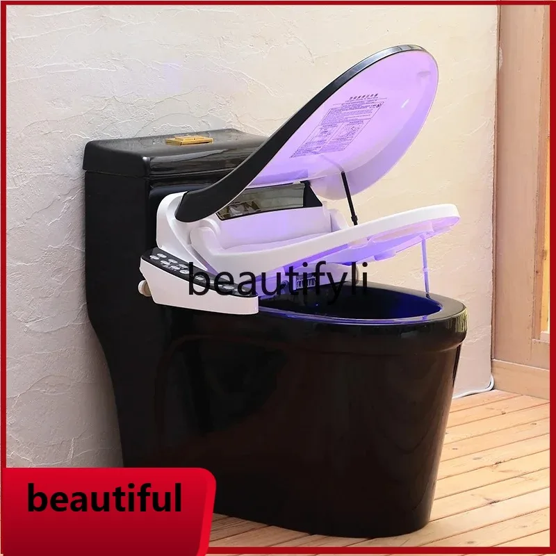 

F156 Nordic creative high-end black smart toilet instant toilet cover, automatic cleaning and drying