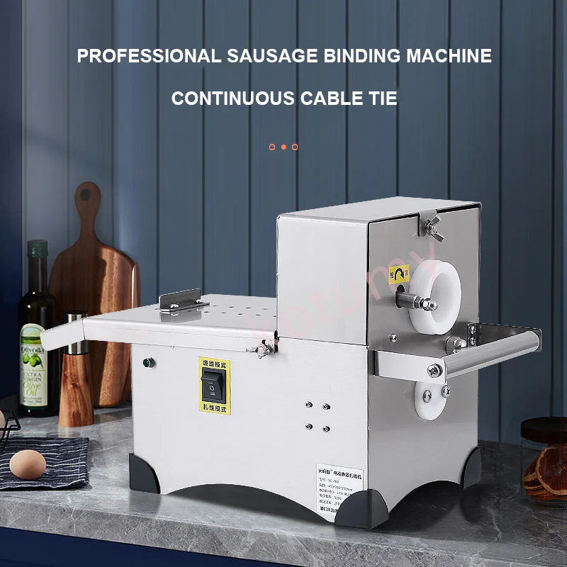 Manual/Electric Sausage Knotting machine, Sausage Tying machine,Sausage Sealing Strapping Machine