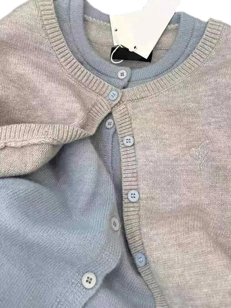 

Ay вязаный свитер, пальто, женское свободное пальто, длинное пальто на пуговицах, корейское модное осенне-зимнее новое поступление