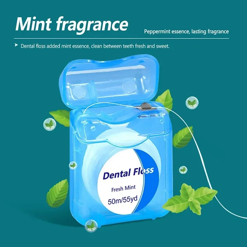 Professional Grade Mint Dental Floss Ultra Clean Shred Resistant Smooth Easy to Use for Plaque Removal Between Teeth Kit