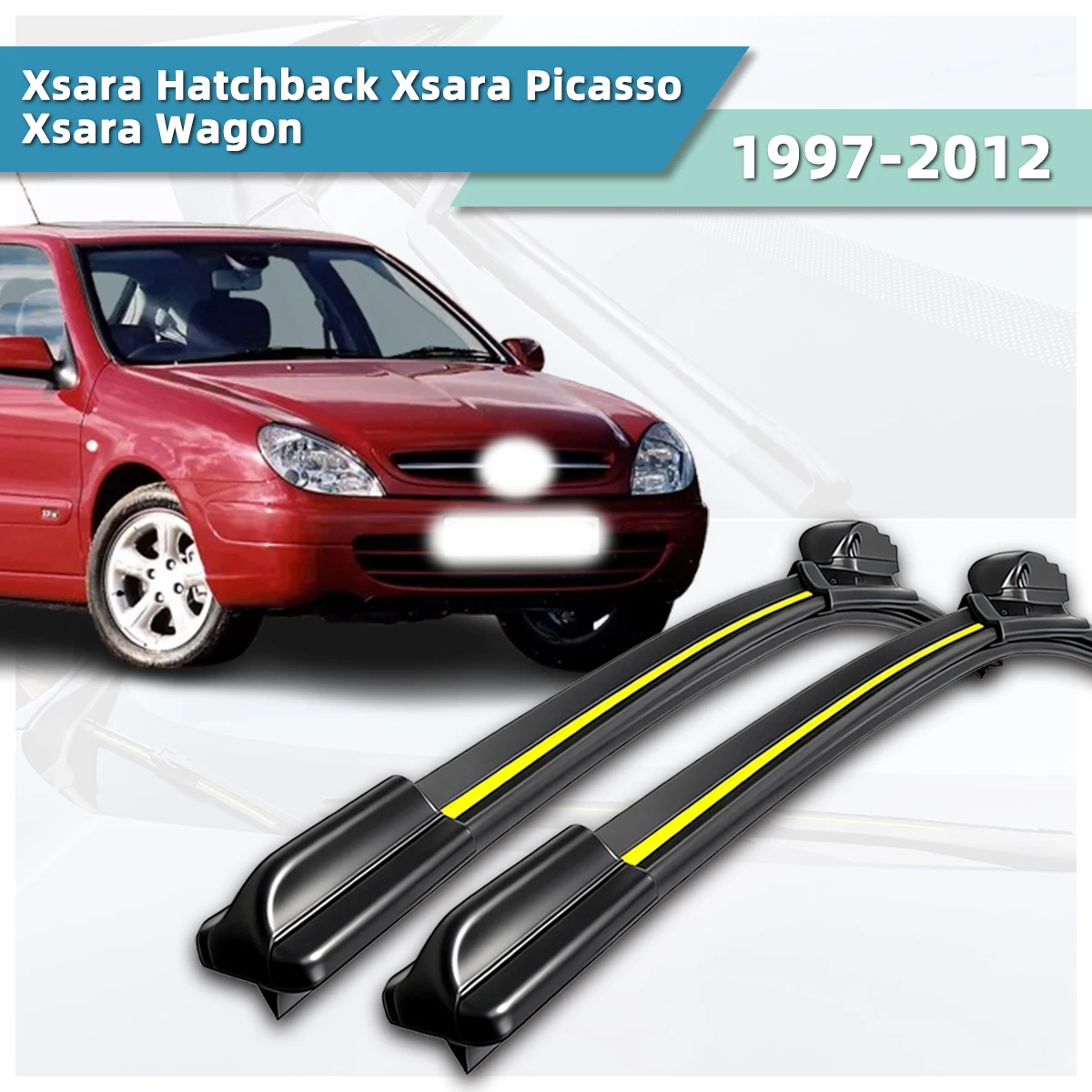 

Suitable For Citroen Xsara Hatchback/Xsara Picasso/Xsara Wagon(1997-2012)Automotive Wipers Stable Durable Front Windshield Wiper