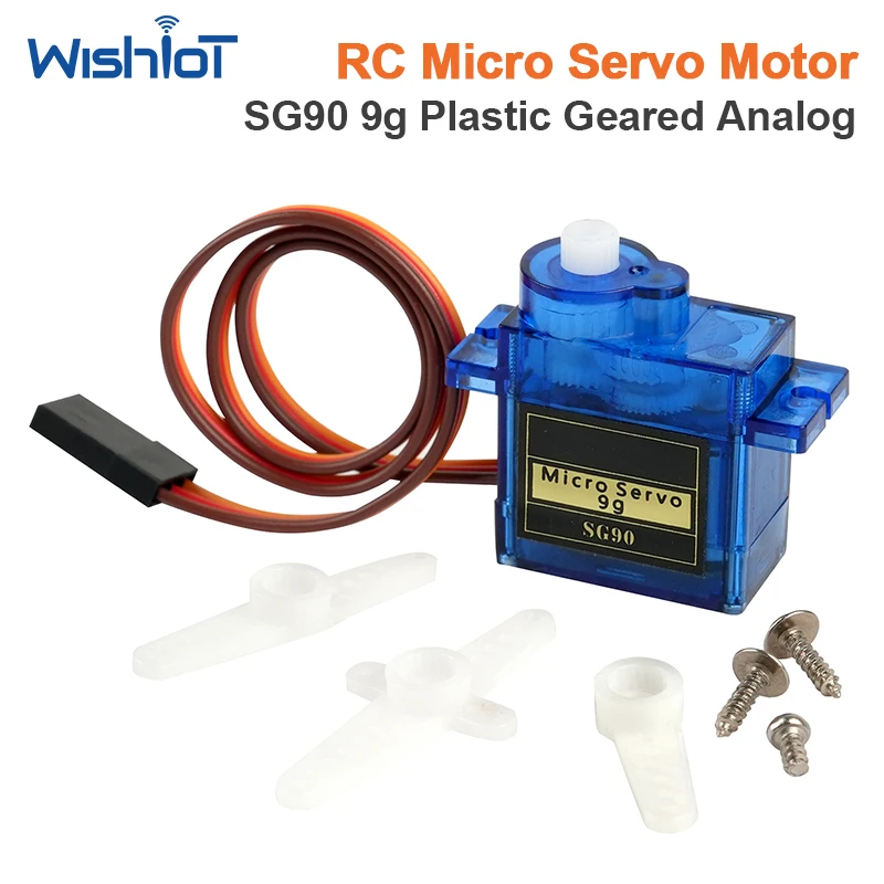 Microbit SG90 9G Micro Servo Motor 90 Degree PWM 1.0-2.0ms Plastic Gear For Smart Robot DIY Toys Parts Accessories