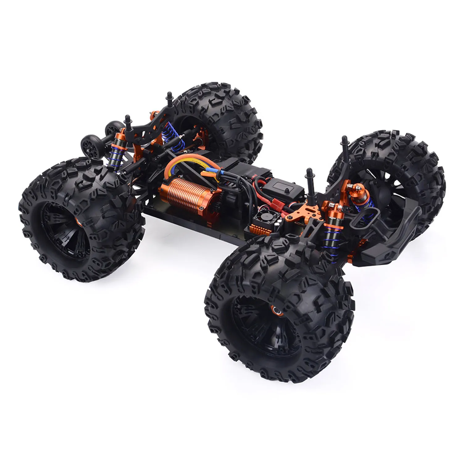ZD Racing 1:8 9116 V4 RC racewagen 90 km/u 4*4 afstandsbediening Monster Truck MT8 Pirates3 Wheelie Bar 15KG Servo Geen lichtgeluiden