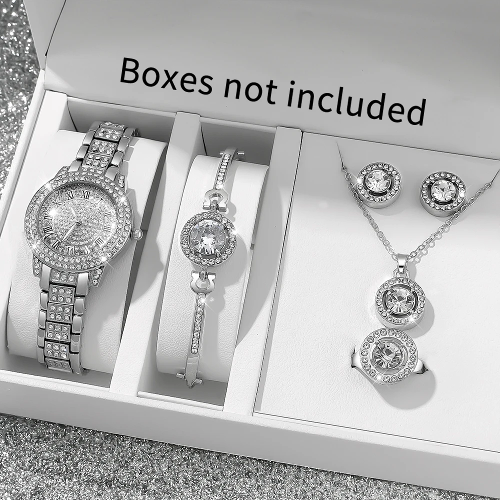 6Pcs Women's Watch Set, Decent For Gifting, For Ramadan, Graduation Season, Easter, Anniversary Gifting