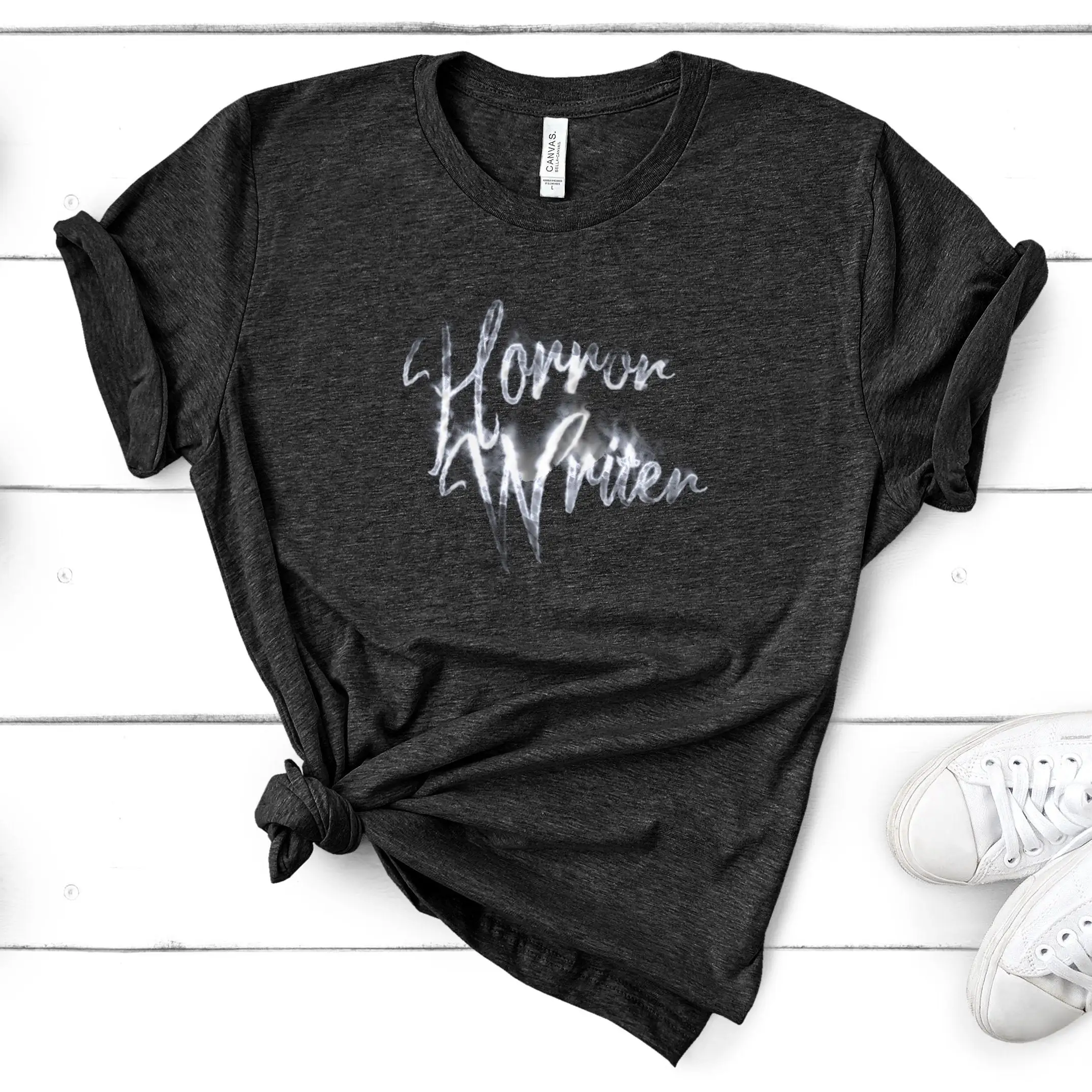 Horror Writer T Shirt Book Author Literary Novelist Writing Genre