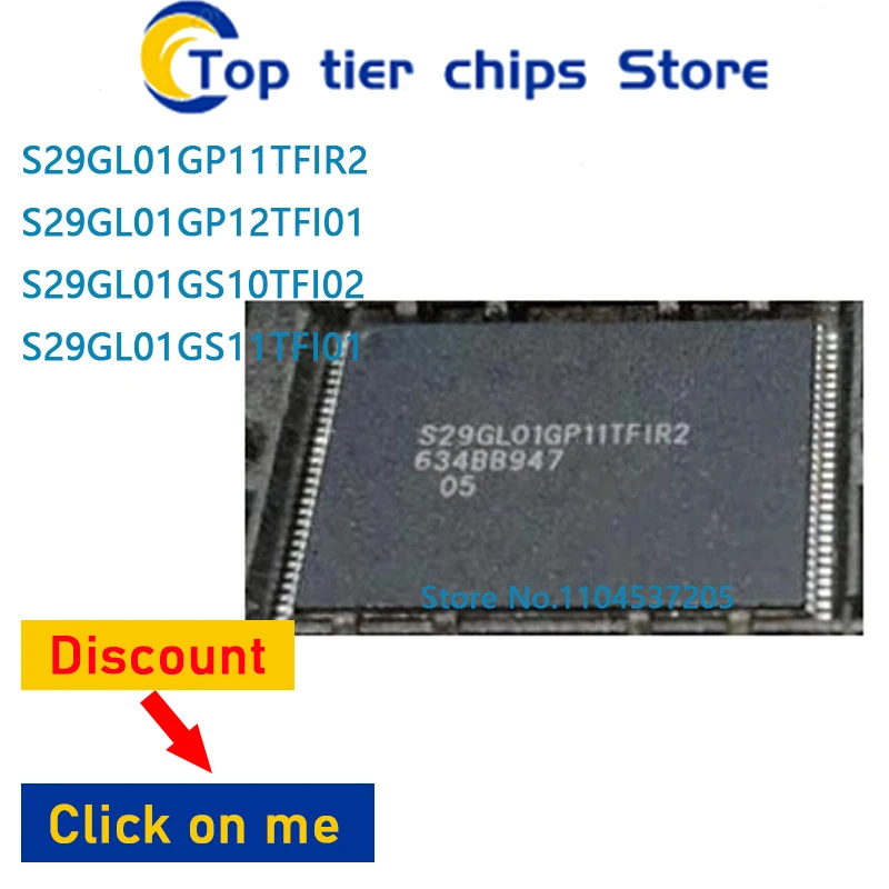 

1 шт./лот S29GL01GP11TFIR2 S29GL01GP12TFI01 S29GL01GS10TFI02 S29GL01GS11TFI01 TSOP 100% новый