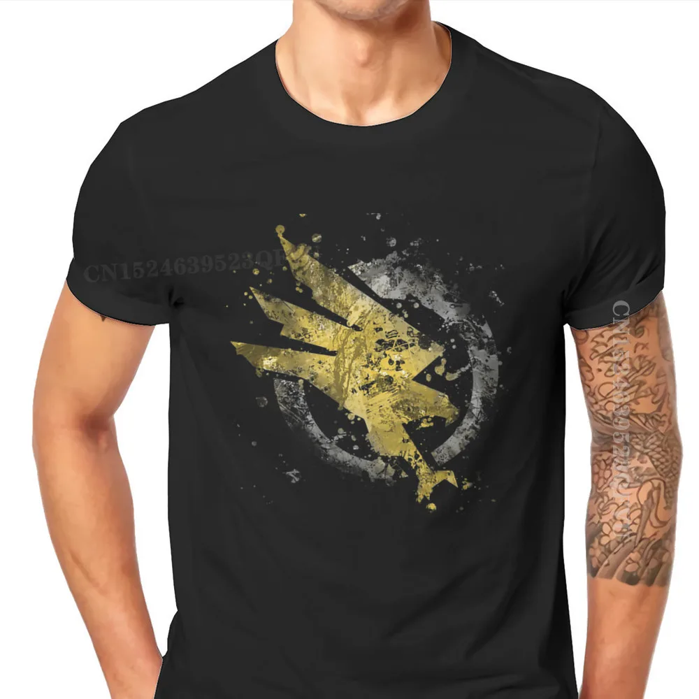 Mass Effect Game Command And Conquer GDI Splatter Tshirts Graphic Men Classic Goth Camisas Men Clothes Cotton Harajuku T Shirt