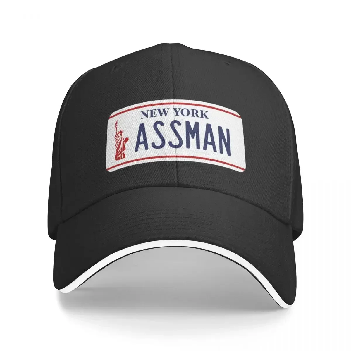 Assman (License Plate) Baseball Cap Designer Hat cute Brand Man cap Men Golf Wear Women's