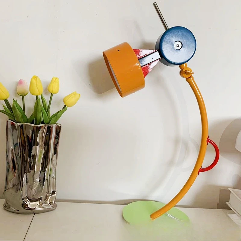

Table lamp living room bedroom bedside children's room designer cartoon color geometric atmosphere