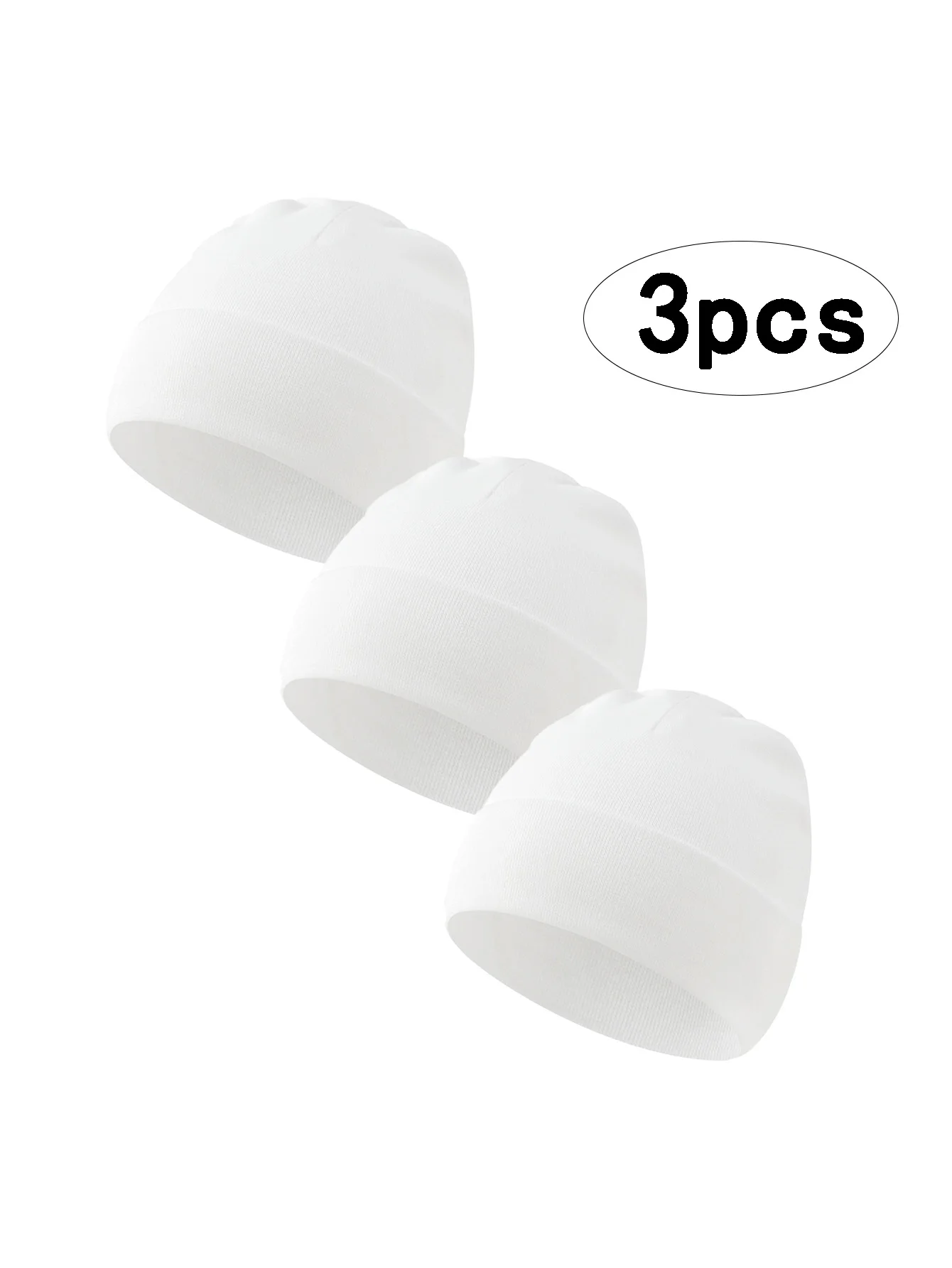 Spring and autumn baby and newborn birth caps, solid-color protective door caps for boys and girls