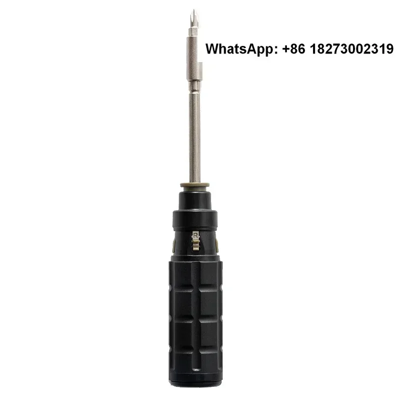 Ratchet screwdriver 18 in one, retractable, household industrial maintenance, bicycle machinery, motor, black