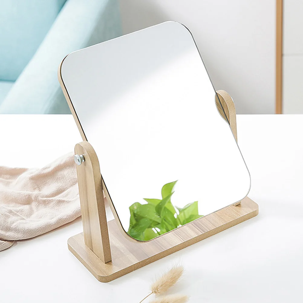 Tabletop Mirror Square for Dresser, Espelhos de mesa, Desktop Stereo, Vanity Dressing