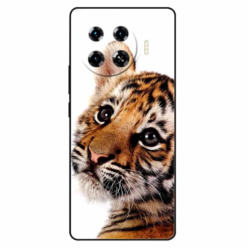 Soft Lovely Cases For Tecno Spark 20 Pro Plus Case Silicone Wolf Tower Cat Phone Covers For Tecno Spark 20 Pro+ Cover KJ7 TPU