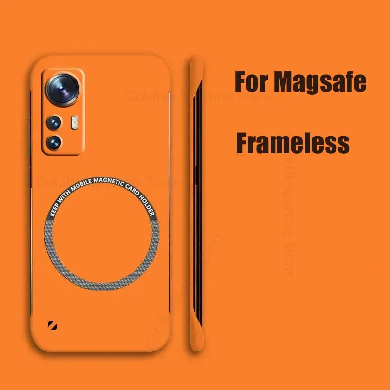 

For Magsafe Magnetic Magsafing Case For Xiaomi 17 Ultra mi 17 Pro Max 15T 13 14 Pro Candy Color Matte Frameless Protective Cover