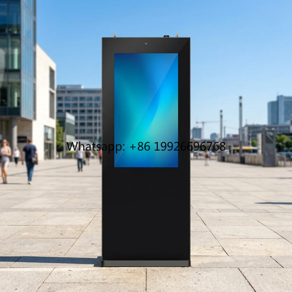 Outdoor 32/43/49/55/65inch  Advertising Display 2000 Nit High Luminance Sunlight Readable All-Weather Waterproof Digital Signage