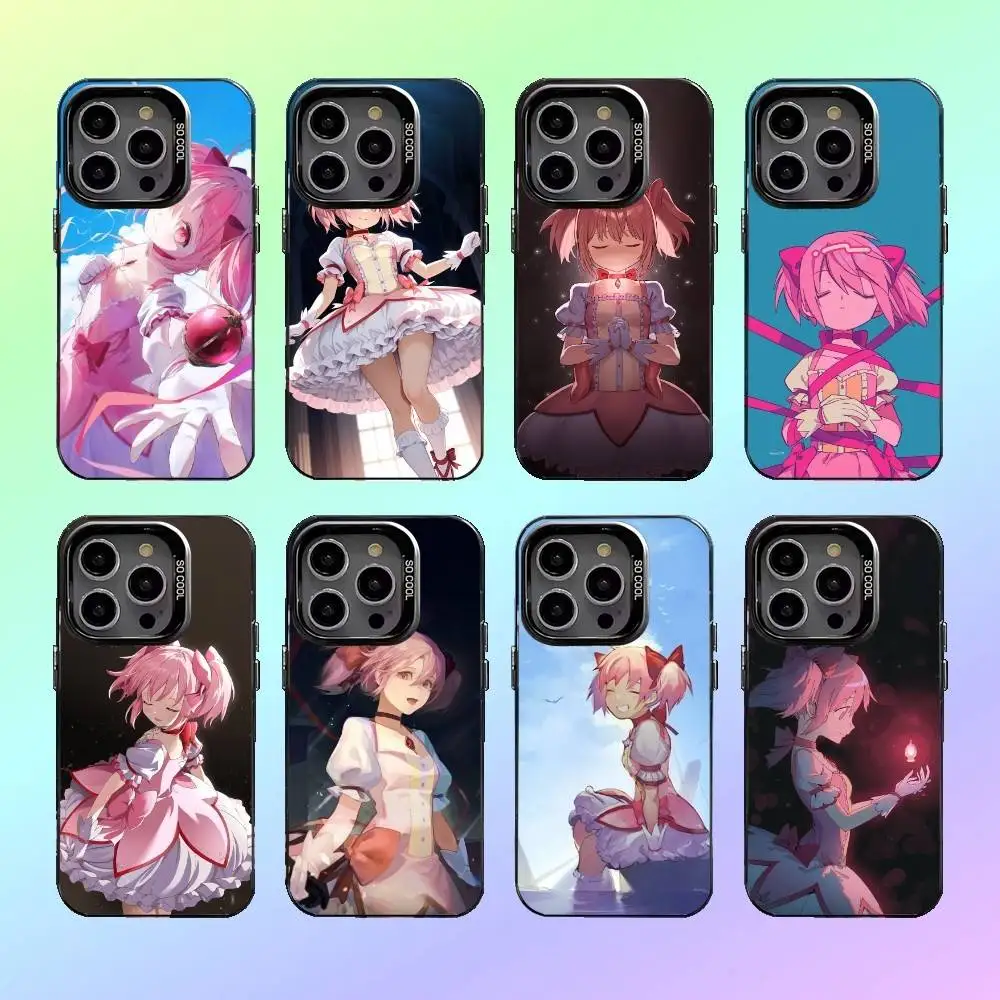 

Cool Y-Yor F-Forger Anime Phone Case For iPhone17,16,15,14,13,12,11 Colorful Silver Phone case Funda Cover