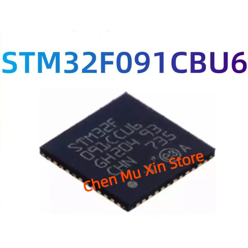 New Original STM32F091CBU6 QFN48 32-bit Microcontroller Chip