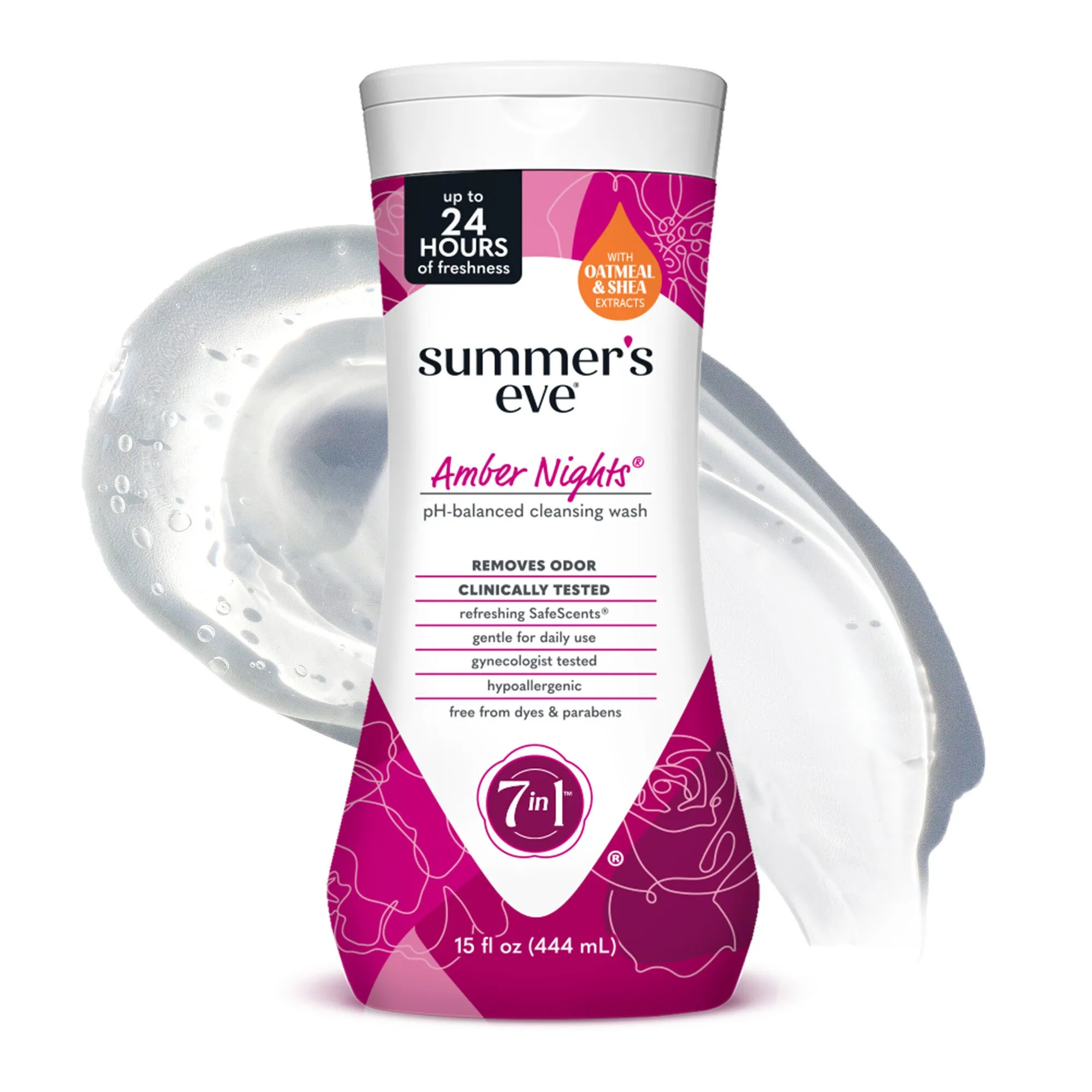 Amber Nights Scent Feminine Cleansing Wash Gentle Ph Balanced Intimate Care For Daily Freshness Comfort