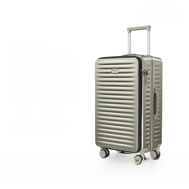 

20-Inch Travel Suitcase Fashionable Unisex Carry-On Bag with Combination Lock And Four-Wheel Rotation PP Material Hand Luggage