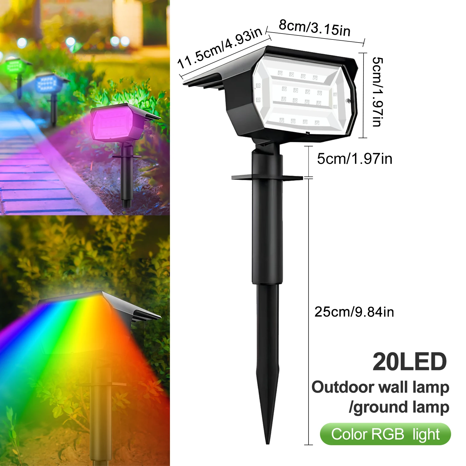 Newstyle 68 LED Solar Strahler 3