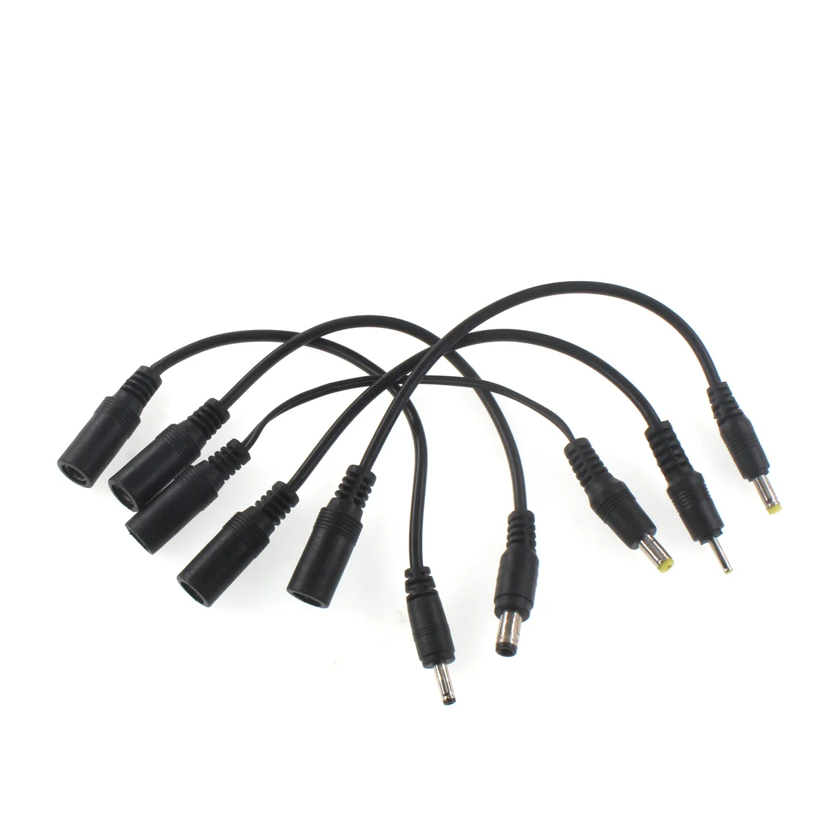 5PCS DC5.5-2.1 sockets female sockets female to male adapters 2507 35135 4017 4817 5525 male power adapter conversion connector