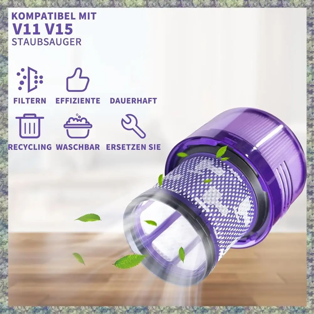

WON Dust Container With Filter Replacement Parts For Dyson V11 V15 SV14 SV15 SV22 Vacuum Cleaner Accessories Dustbin