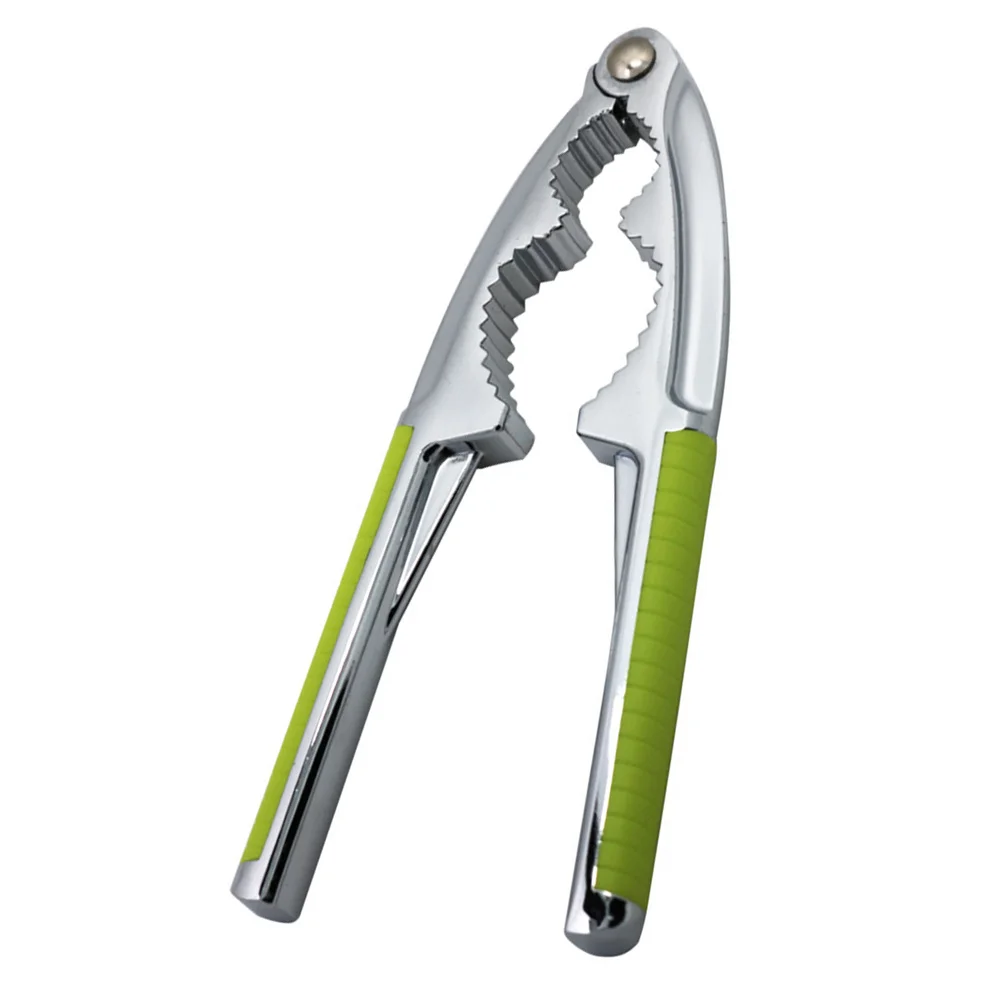 

Heavy Duty Walnut Lobster Nutcracker Solid Construction Non Slip Handle Crack Crab Seafood Opener Serrated Edges Easy Breaker