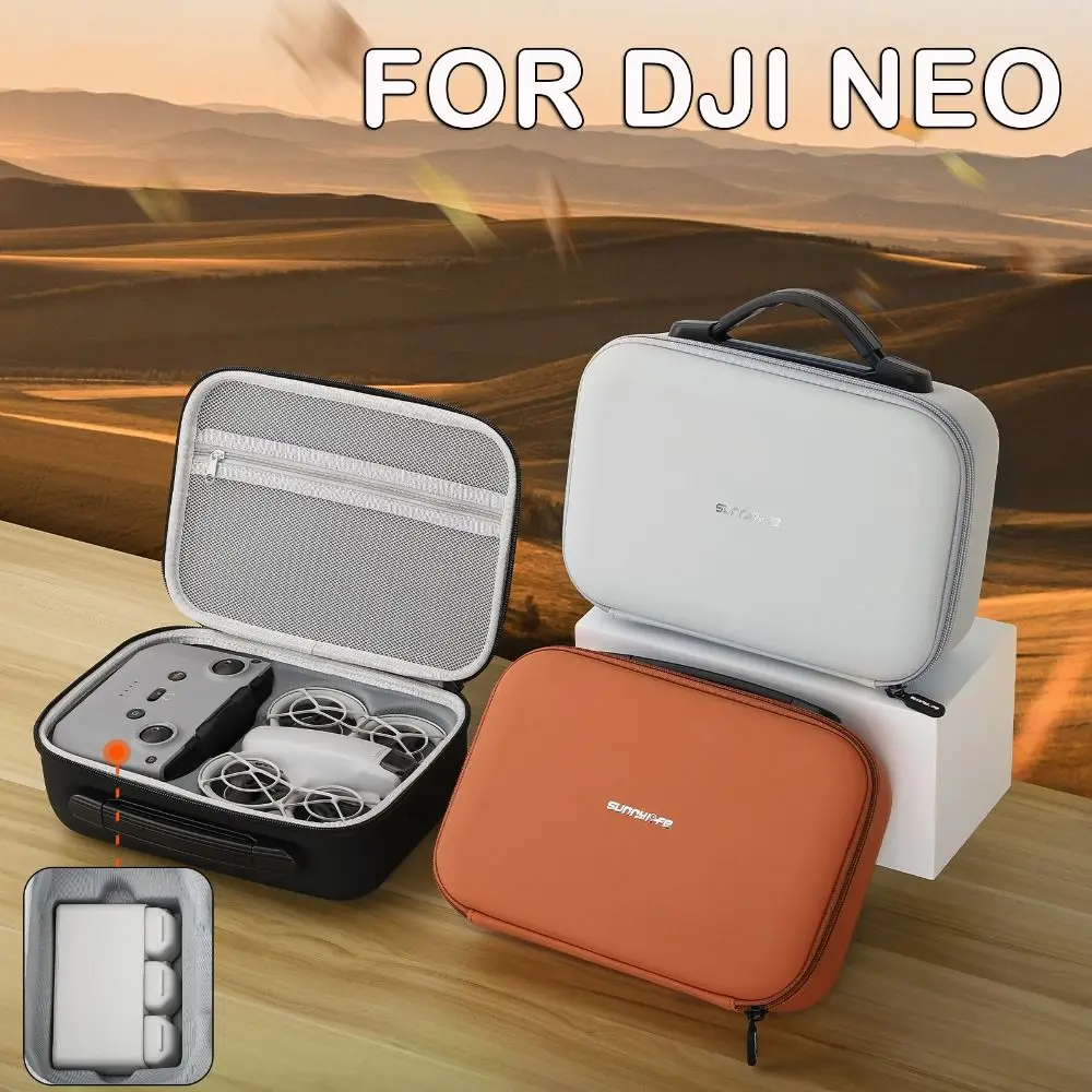 Estojo de transporte para drone de eva, à prova de choque, à prova d'água, controle remoto, bolsa de armazenamento, protetor, acessórios para drone, bolsa para dji neo