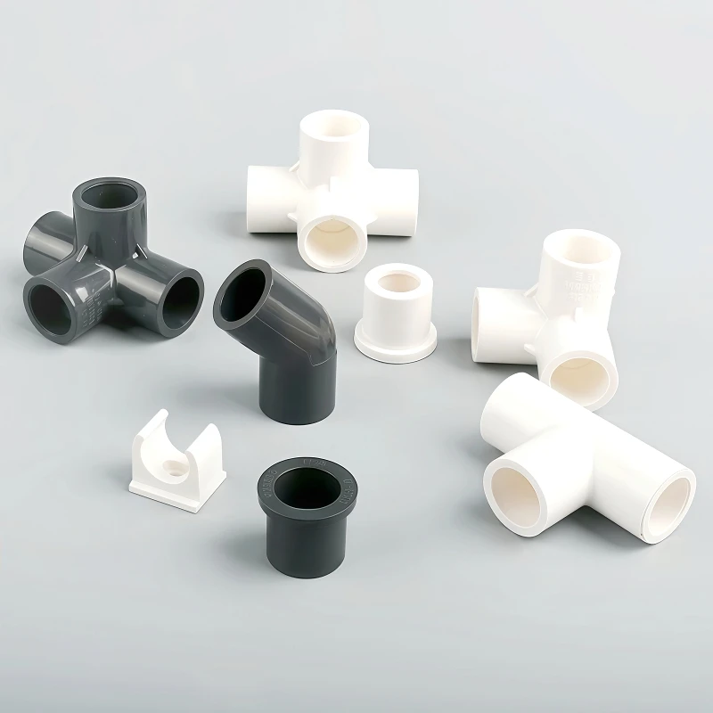 1~5PCS 16mm PVC Pipe Fitting Garden Irrigation Tee Water Tube Joint Aquarium Tank Water Supply Drainage End Cap Union Connector