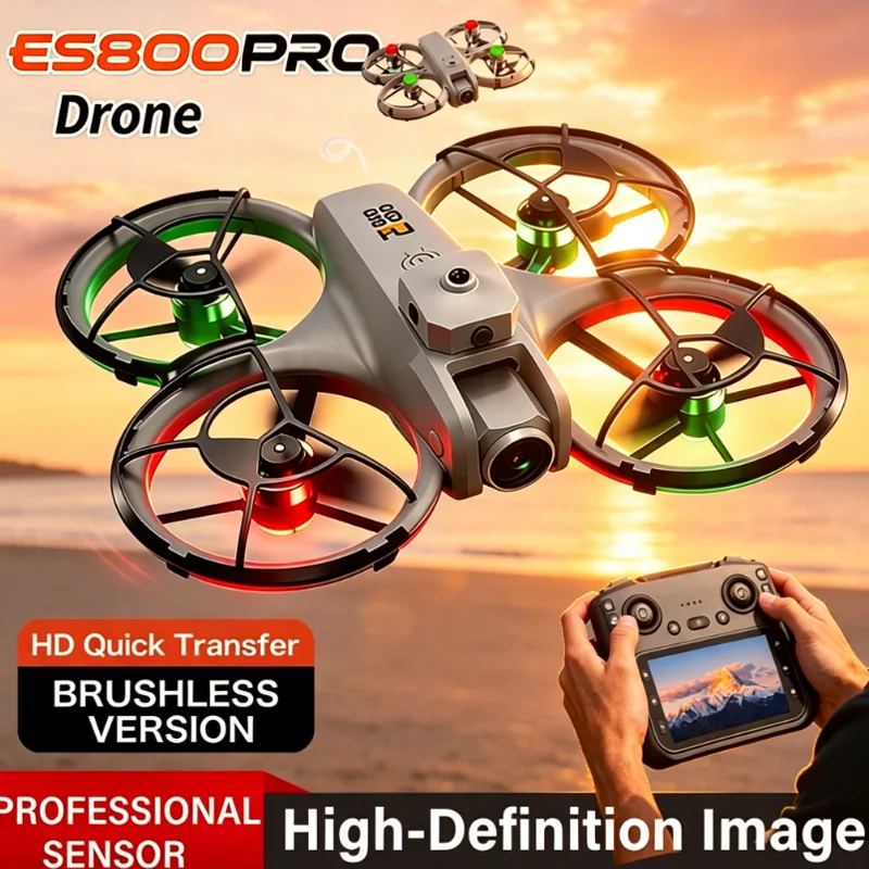 Drone Camera Vlog - Новинка: Бесщеточный радиоуправляемый дрон ES800PRO с