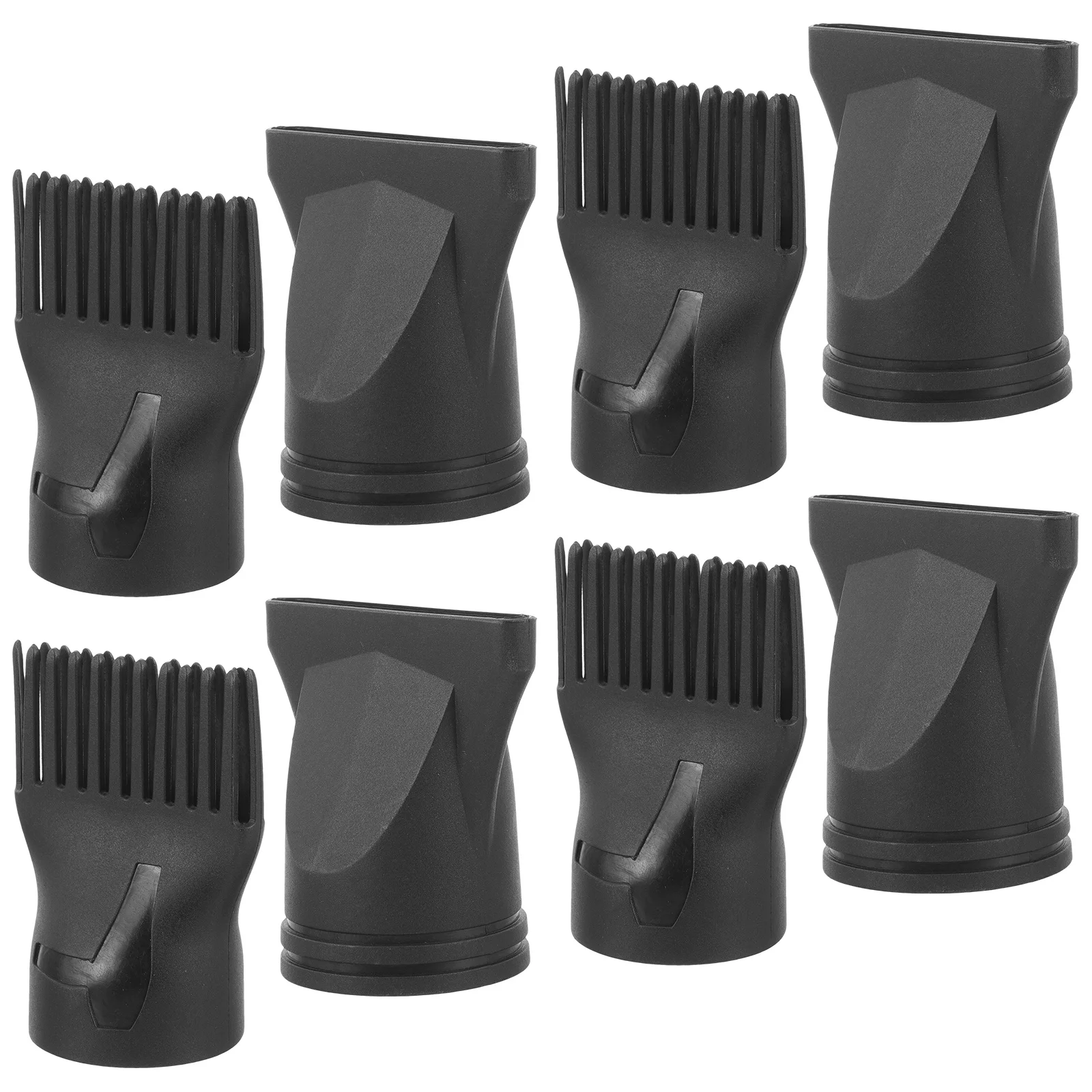 10 قطع من أمشاط فوهة مجفف الشعر في صالونات التجميل، مرفق فرشاة مجفف الشعر الضيقة والمتينة، عملي وخفيف الوزن للشعر #6