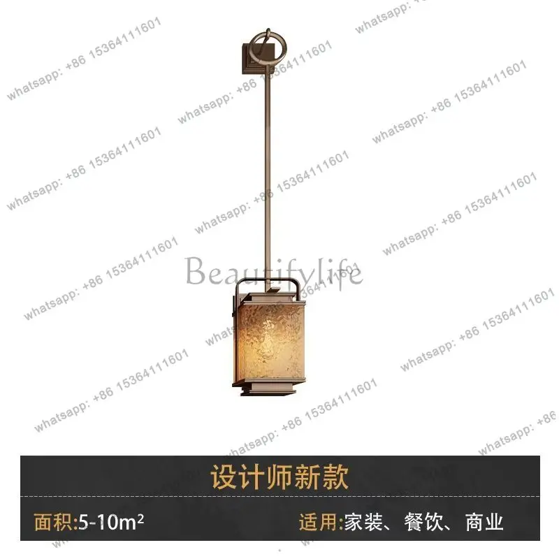 Hotel lobby square glass club banquet hall corridor long pole luminous object