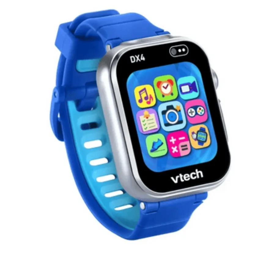 

VTech KidiZoom Smartwatch DX4 Синие интерактивные умные часы с обучающими играми для малышей в возрасте от 4 лет