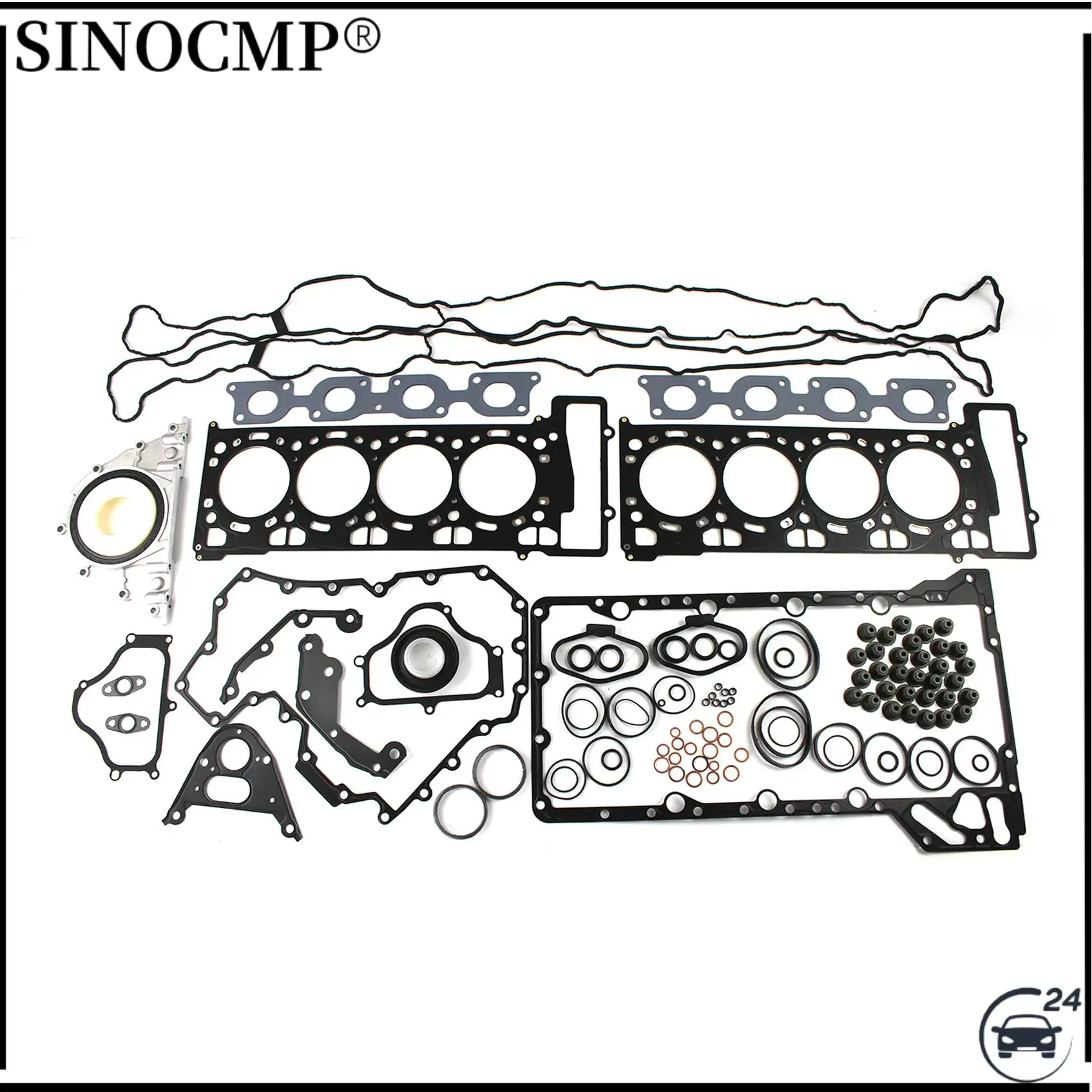 

Engine Overhaul Gasket Set 11127567765 11147583221 11137566644 11147647380 For BMW 550i 750Li X5 X6 F10 F02 F07 E70 E71 N63 4.4T