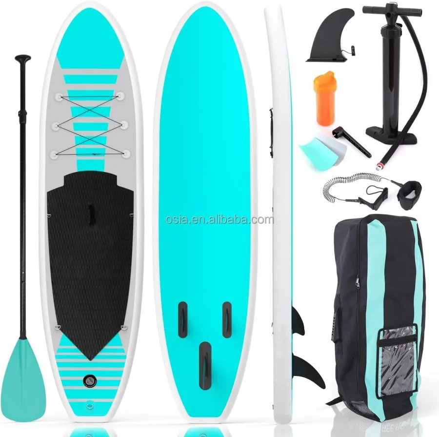 Waterplay Surfen, buntes Design, aufblasbares Paddle-Board mit allem Zubehör