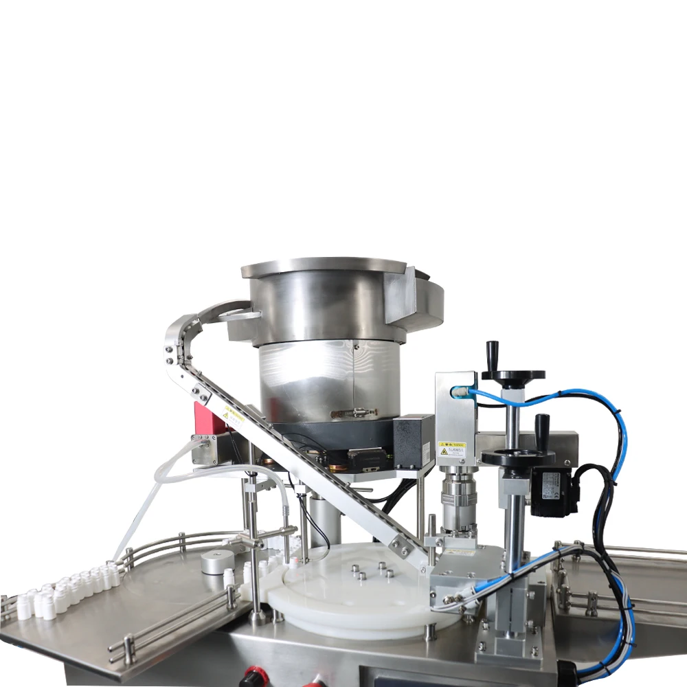 Semi Automatic Liquid Filling Machine PLC Touch Screen High Accuracy Low Pressure for Perfume Beverage Drinking Water