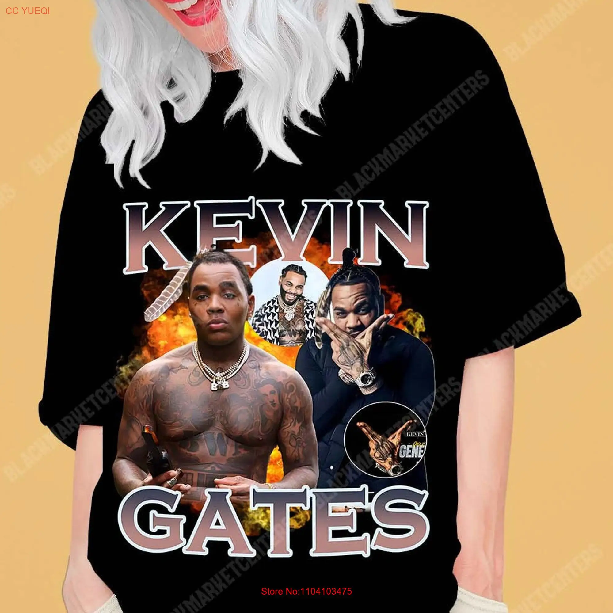 Kevin Gates T Shirt Vintage 90s Castro For Fan Oversized hoodie sweat hd design quality long or short sleeves