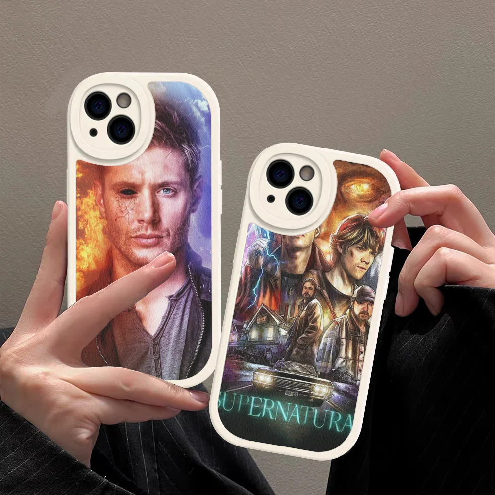 Supernatural Tv Show Phone Case Hard Leather For IPhone 16 15 14 13 12 Mini 11 14 Pro Max Xs X Xr 7 8 Plus Fundas