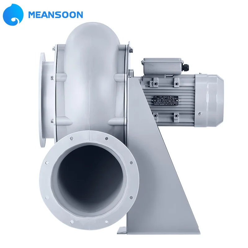 

MPCF-250-F4S-FL Acid and Alkaline Resistant Centrifugal Fan PP PE Plastic Duct Fan with OEM Customization Support